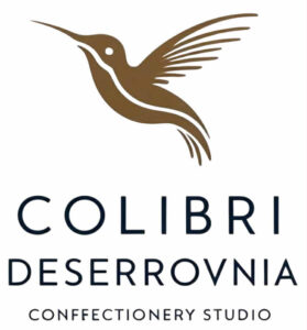 Logo Colibrri Deserrovnia, przestawiające złotego kolibra